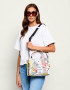 Marc Jacobs Cufăr The Pop Americana Canvas Small Tote Bag