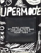 Marc Jacobs Cufăr The Punk Scribble Canvas Small Tote Bag