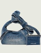 Marc Jacobs De blugi geantă pe umăr The Bow Denim Mini Sack Bag
