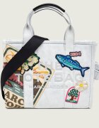 Marc Jacobs De blugi geantă shopper The Camp Patchwork Denim Medium Tote Bag