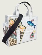 Marc Jacobs De blugi geantă shopper The Camp Patchwork Denim Medium Tote Bag