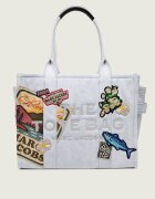 Marc Jacobs De blugi geantă shopper The Large Tote Camp Patchwork Denim Tote Bag