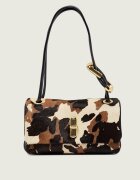Marc Jacobs De piele geantă pe umăr The Cow Haircalf Mini Dual Shoulder Bag