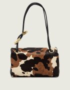 Marc Jacobs De piele geantă pe umăr The Cow Haircalf Mini Dual Shoulder Bag