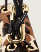 Marc Jacobs De piele geantă pe umăr The Cow Haircalf Mini Dual Shoulder Bag