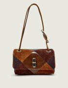 Marc Jacobs De piele geantă pe umăr The Suede Patchwork Mini Dual | piele întoarsă