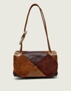 Marc Jacobs De piele geantă pe umăr The Suede Patchwork Mini Dual | piele întoarsă