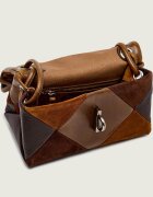 Marc Jacobs De piele geantă pe umăr The Suede Patchwork Mini Dual | piele întoarsă