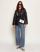 Marc Jacobs De piele geantă poștaș The Bi-Color