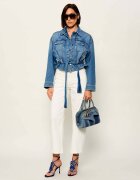 Marc Jacobs Denim cufăr The Denim Small Wave