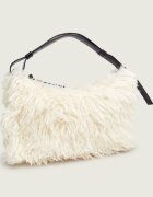 Marc Jacobs Geantă pe umăr Scene Large Shoulder Bag In Grunge Fur | shearling cu adaos de piele