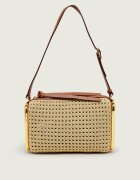 Marc Jacobs Geantă pe umăr Scene Small Shoulder Bag In Crochet cu adaos de piele
