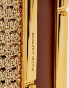 Marc Jacobs Geantă pe umăr Scene Small Shoulder Bag In Crochet cu adaos de piele