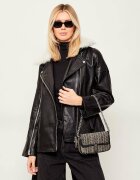 Marc Jacobs Geantă pe umăr THE MONOGRAM J MARC MINI cu adaos de piele