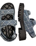 Marc Jacobs Sandale Sunny cu adaos de piele
