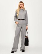 Marella De lână cămașă Livia | Cropped Fit