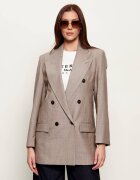 Marella De lână sacou MLLCERA | Loose fit cu adaos de mătase