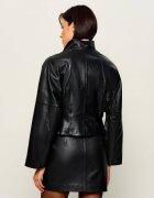 Marella Geacă de piele Mlltessile | Cropped Fit