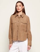 Marella Geacă MLLAPOGEO | regular fit | piele întoarsă
