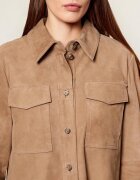 Marella Geacă MLLAPOGEO | regular fit | piele întoarsă