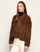 Marella SPORT Geacă bomber MLSORATA | regular fit | piele întoarsă
