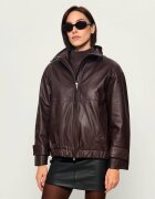 Marella SPORT Geacă de piele Mlllivrea | regular fit