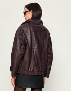 Marella SPORT Geacă de piele Mlllivrea | regular fit