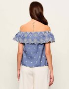 Max&Co Bluză LORETO | Relaxed fit | cu adaos de in