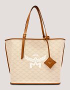 MCM Geantă shopper + borsetă Himmel cu adaos de piele