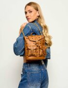 MCM Rucsac/geantă Aren cu adaos de piele