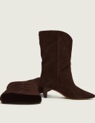 Michael Kors Botine cu toc Daniela | piele întoarsă