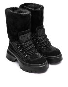 Michael Kors Căptușite botine cu platformă Shiloh cu adaos de piele