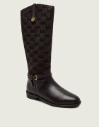 Michael Kors Cizme de echitație Beverly | zamsz cu adaos de piele