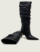 Michael Kors De piele cizme cu toc subțire Dawn Heeled