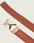 Michael Kors De piele cu două fețe curea