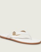 Michael Kors De piele flip flops ERIN THONG
