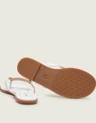Michael Kors De piele flip flops ERIN THONG