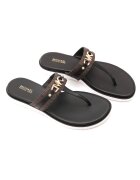 Michael Kors De piele flip flops Farrah