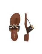 Michael Kors De piele flip flops Izzy