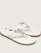 Michael Kors De piele flip flops Janie