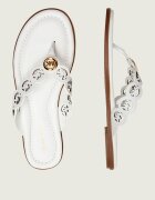Michael Kors De piele flip flops Janie