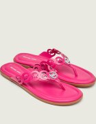 Michael Kors De piele flip flops Janie
