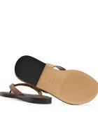Michael Kors De piele flip flops Koko