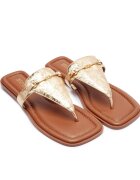 Michael Kors De piele flip flops Lena