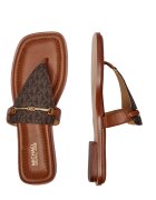 Michael Kors De piele flip flops Lena