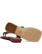 Michael Kors De piele flip flops Lena