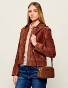 Michael Kors De piele geantă poștaș Jet Set