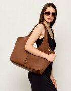 Michael Kors De piele geantă shopper Henly | piele întoarsă
