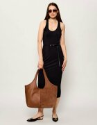 Michael Kors De piele geantă shopper Henly | piele întoarsă