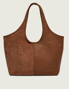 Michael Kors De piele geantă shopper Henly | piele întoarsă